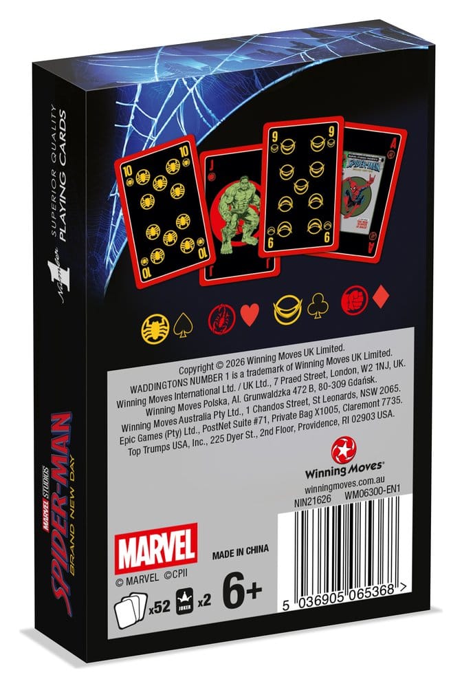 Spider-Man No.1 Jeu de cartes *ALLEMAND*