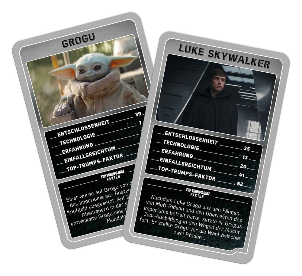 The Mandalorian and Grogu jeu de cartes Top Trumps Collectables *ALLEMAND*