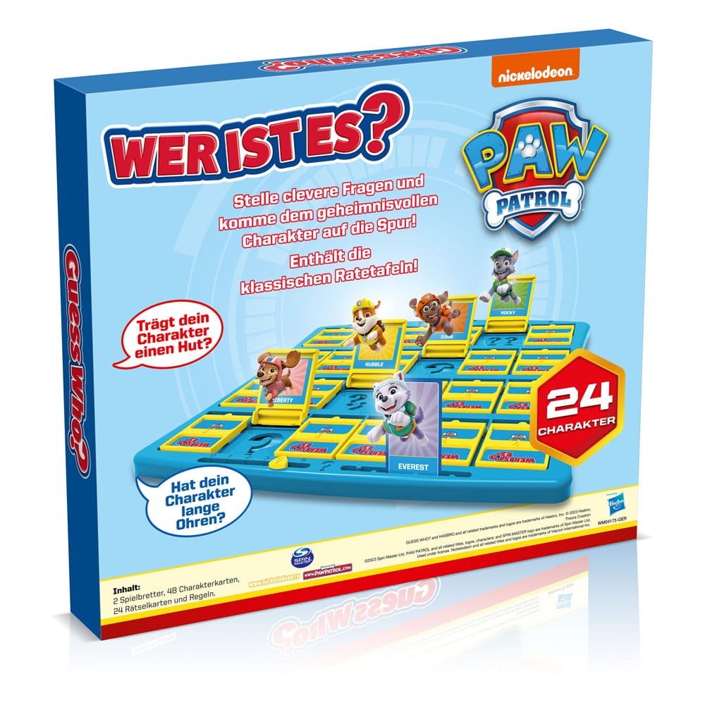 PAW Patrol : La Pat' Patrouille jeu de plateau Qui est-ce *ALLEMAND*