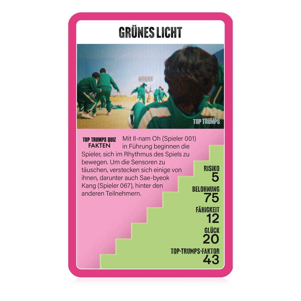 Squid Game jeu de cartes Top Trumps Collectables *ALLEMAND*