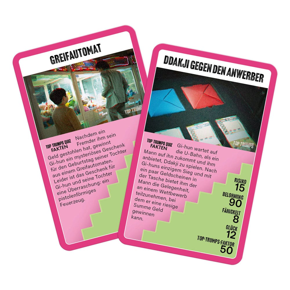 Squid Game jeu de cartes Top Trumps Collectables *ALLEMAND*