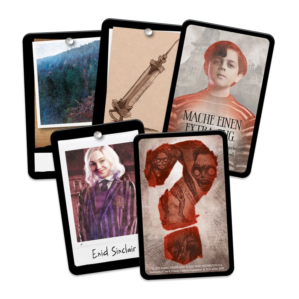 Wednesday jeu de plateau Cluedo *ALLEMAND*