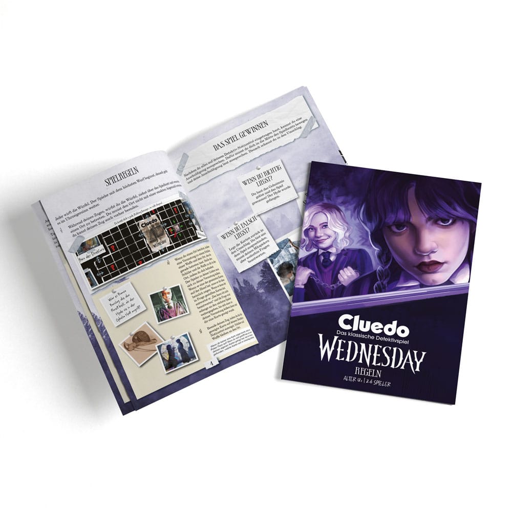Wednesday jeu de plateau Cluedo *ALLEMAND*