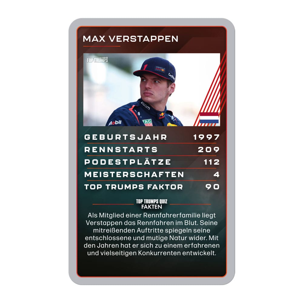 Grand Prix Helden jeu de cartes Top Trumps Collectables *ALLEMAND*