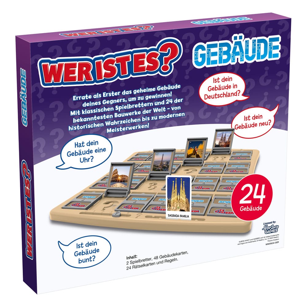 Jeu de plateau Qui est-ce Berühmte Gebäude*ALLEMAND*