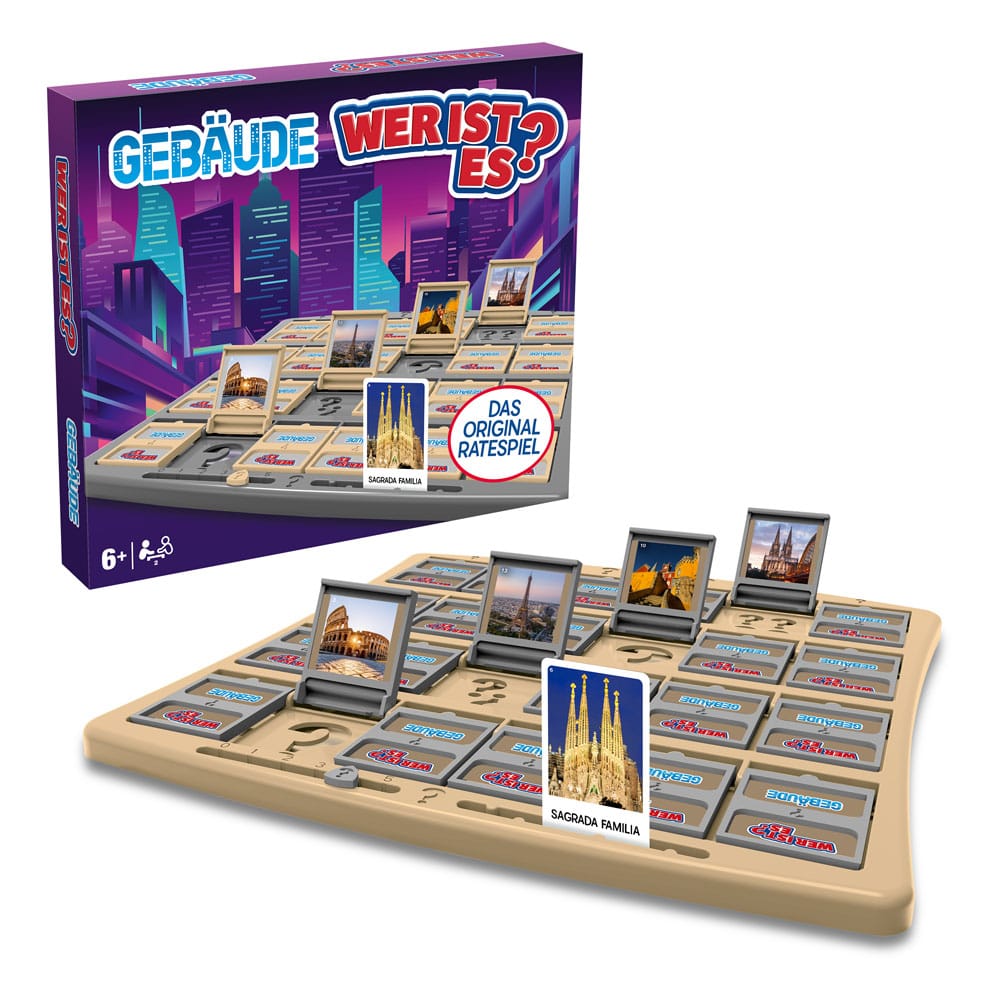 Jeu de plateau Qui est-ce Berühmte Gebäude*ALLEMAND*