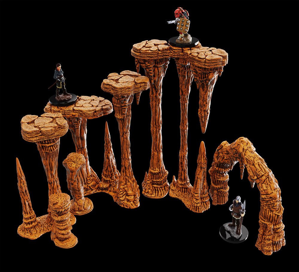 WarLock Tiles Accessory : Stalactites & Stalagmites