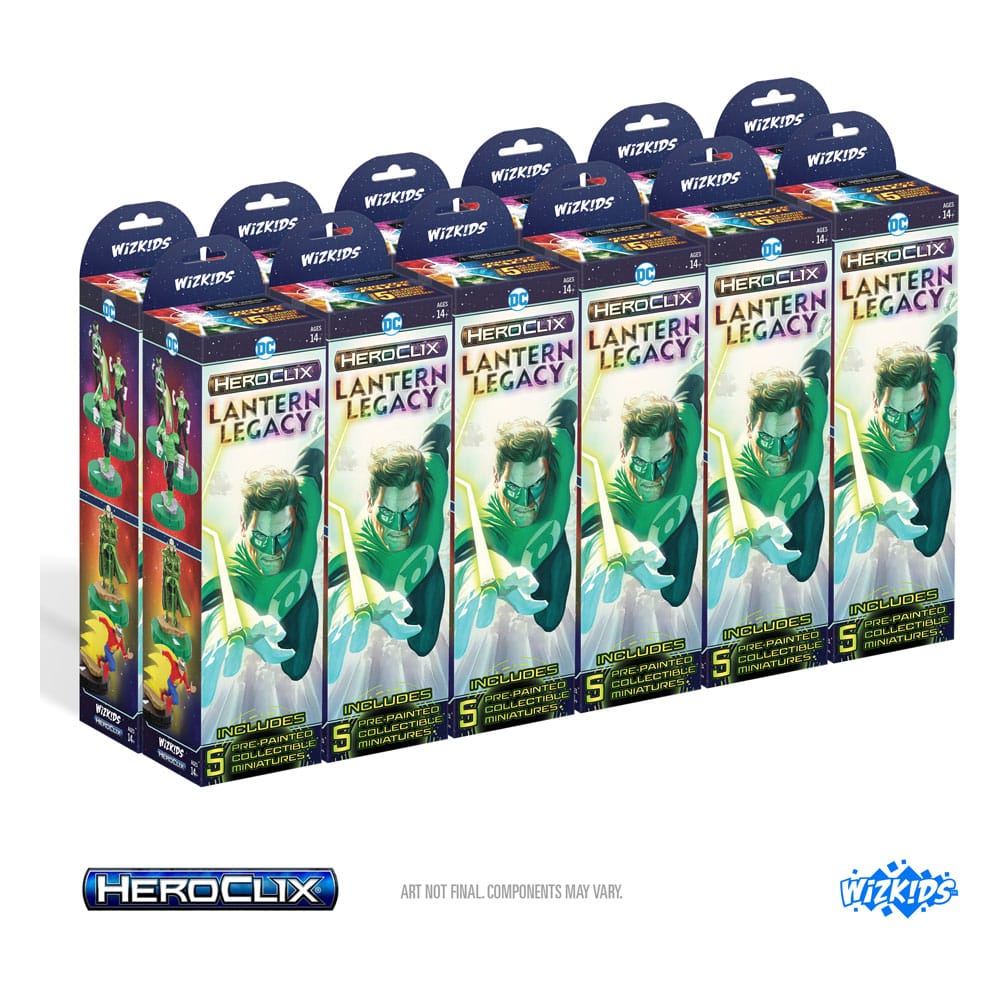 DC Comics HeroClix: Lantern Legacy Booster Brick (carton de 12)