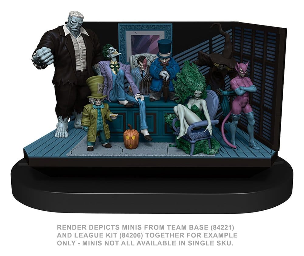 DC HeroClix SwitchClix Minifigurines avec Base The Long Halloween Team Base 23 cm