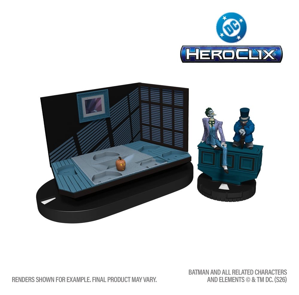 DC HeroClix SwitchClix Minifigurines avec Base The Long Halloween Team Base 23 cm