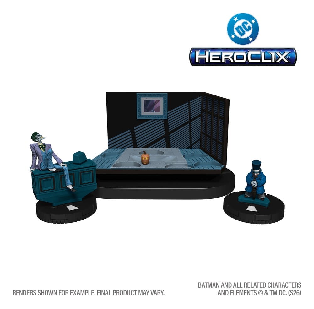 DC HeroClix SwitchClix Minifigurines avec Base The Long Halloween Team Base 23 cm