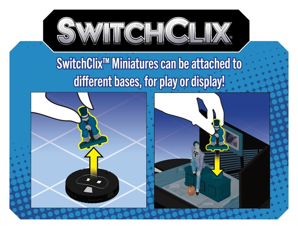 DC HeroClix SwitchClix Minifigurines avec Base The Long Halloween Team Base 23 cm
