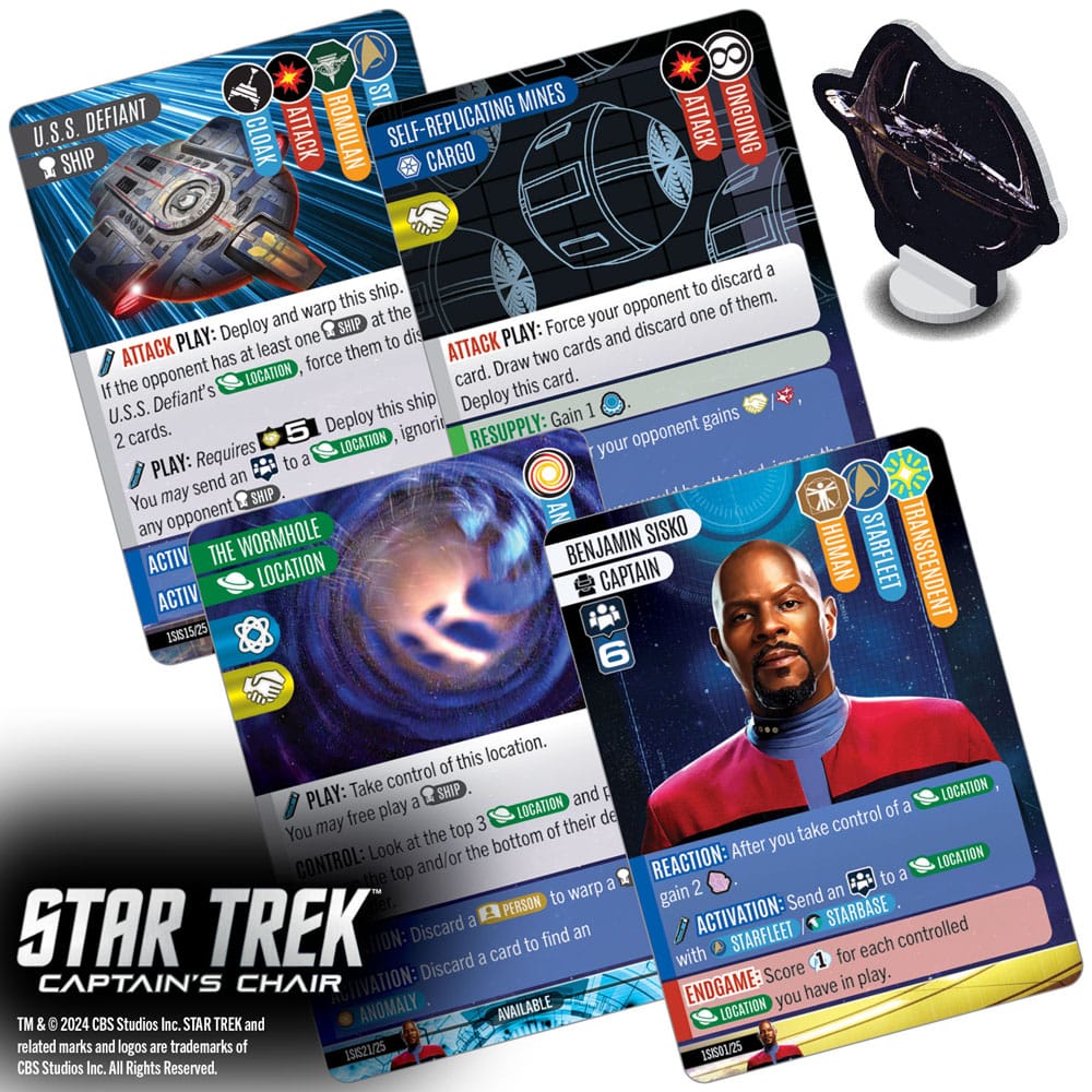Star Trek: Captain's Chair Game jeu de cartes *ANGLAIS*