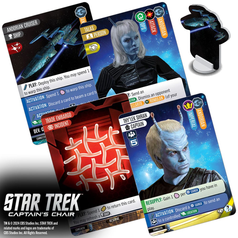 Star Trek: Captain's Chair Game jeu de cartes *ANGLAIS*