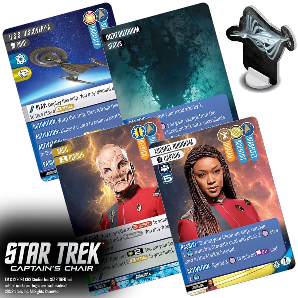 Star Trek: Captain's Chair Game jeu de cartes *ANGLAIS*