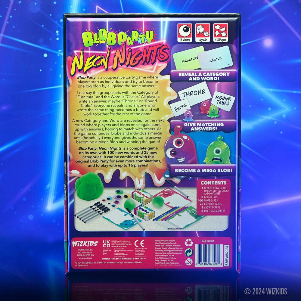 Blob Party jeu de plateau Neon Nights *ANGLAIS*