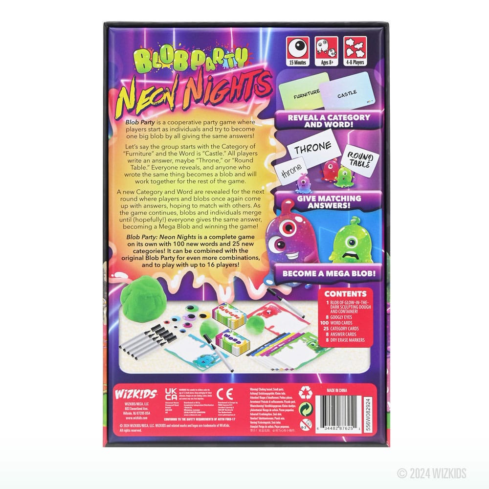 Blob Party jeu de plateau Neon Nights *ANGLAIS*