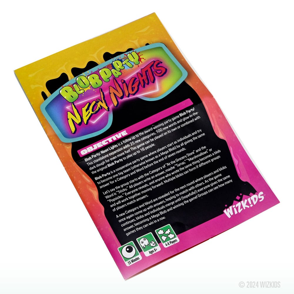 Blob Party jeu de plateau Neon Nights *ANGLAIS*