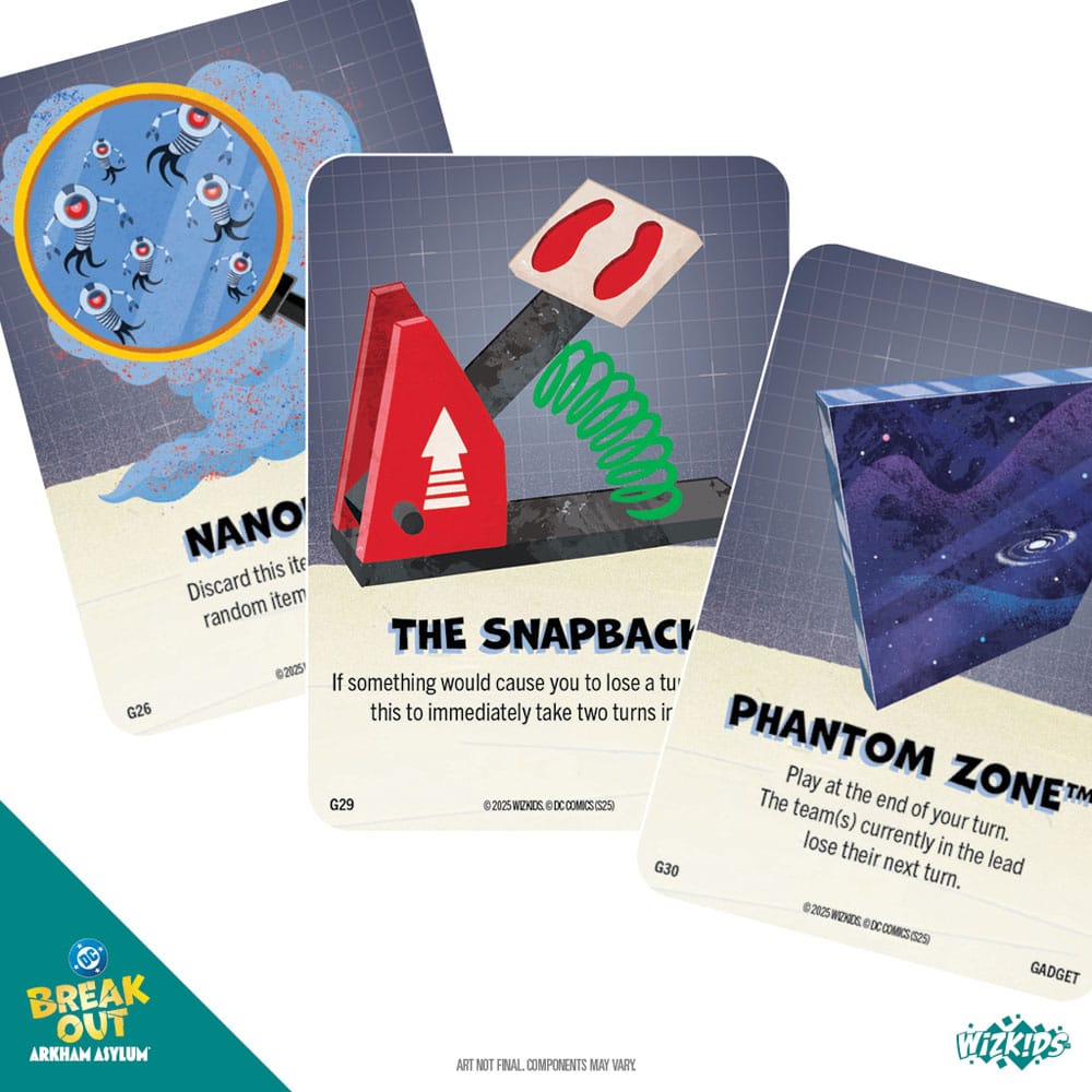 DC Breakout: Arkham Asylum Game jeu de cartes *ANGLAIS*
