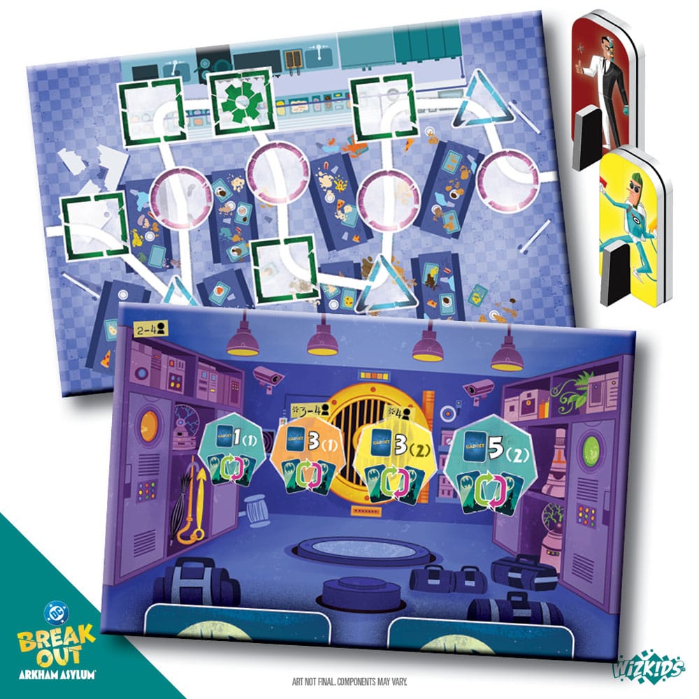 DC Breakout: Arkham Asylum Game jeu de cartes *ANGLAIS*