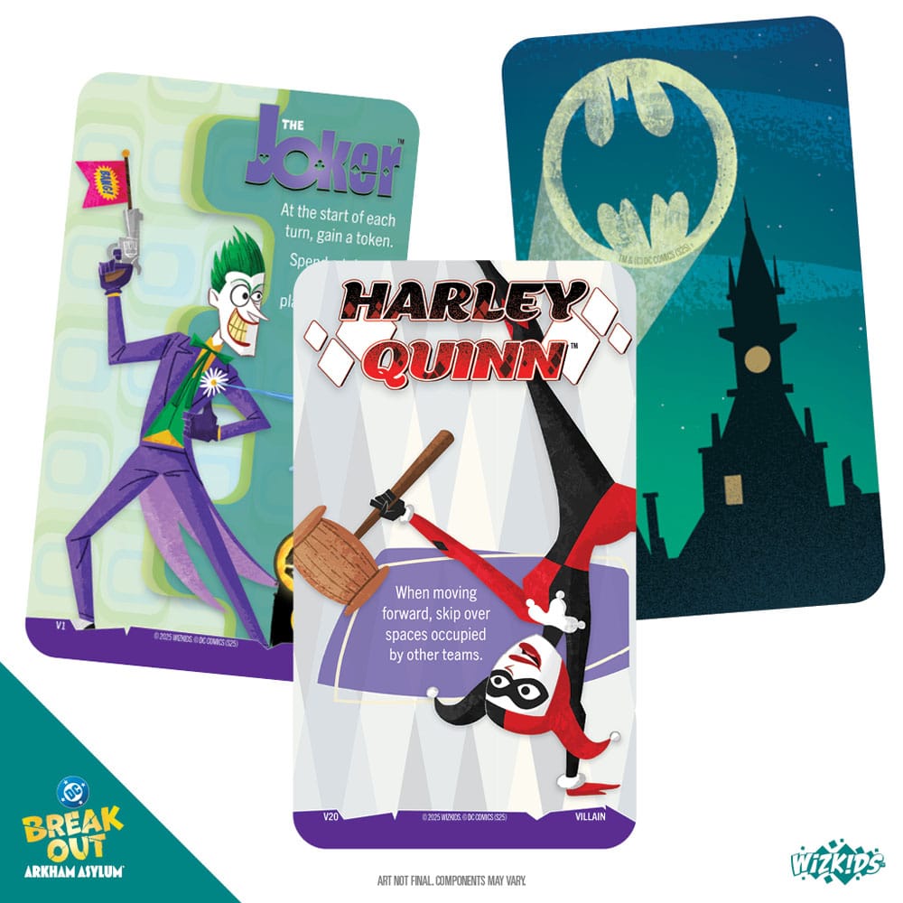 DC Breakout: Arkham Asylum Game jeu de cartes *ANGLAIS*
