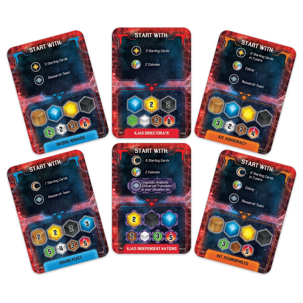 Sidereal Confluence extension Game jeu de cartes Proliferation *ANGLAIS*