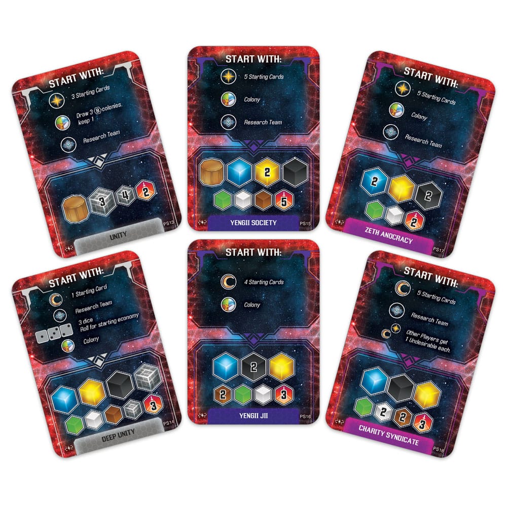 Sidereal Confluence extension Game jeu de cartes Proliferation *ANGLAIS*