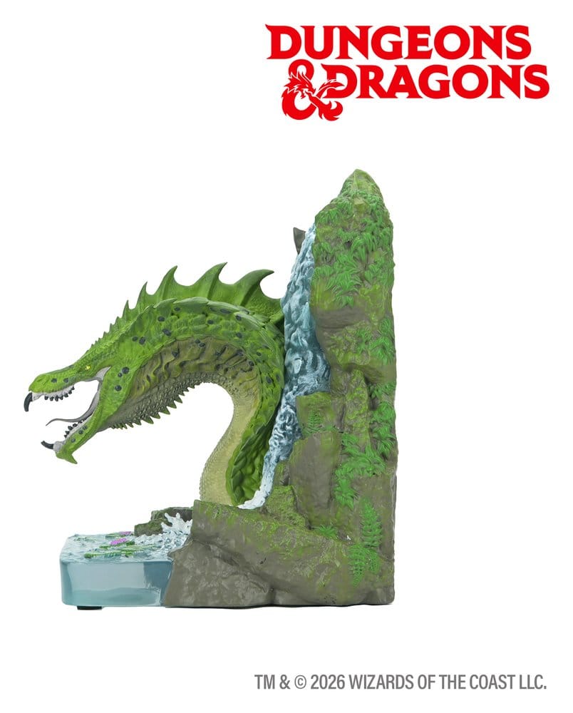 D&D serre-livres Dragon Vert 18 cm