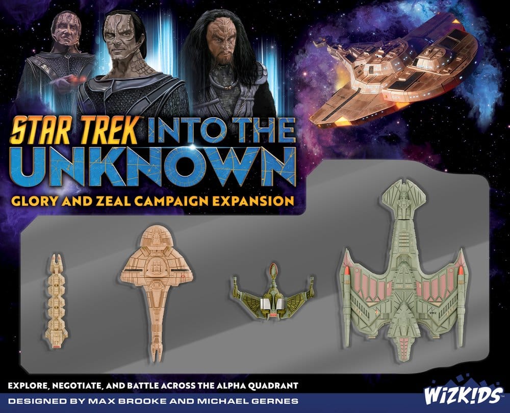 Star Trek : Into the Unknown extension jeu de figurines Glory and Zeal *ANGLAIS*