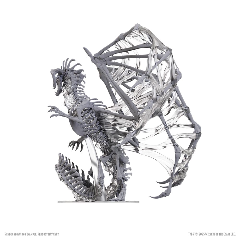 D&D Nolzur's Marvelous Miniatures à peindre Black Dracolich 30 cm