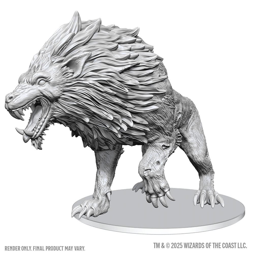 D&D Nolzur's Marvelous Miniatures à peindre Dire Worg 11 cm