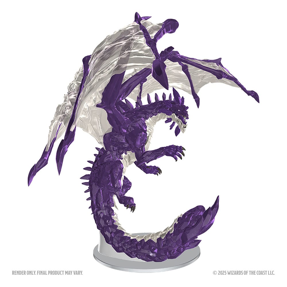 D&D Nolzur's Marvelous Miniatures à peindre Adult Amethyst Dragon 38 cm