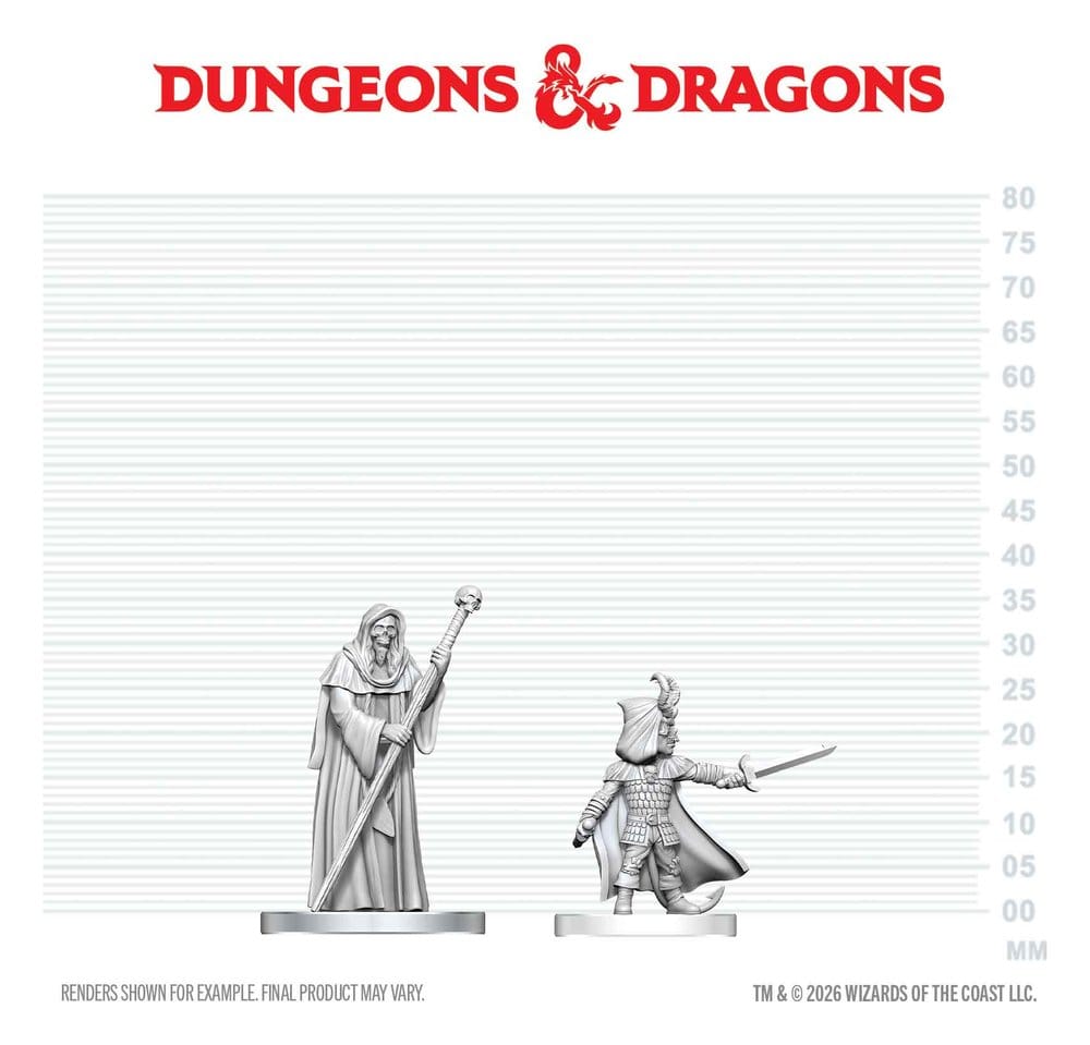 D&D Nolzur's Marvelous Miniatures figurines mini Cultiste de Bhaal & Cultiste de Myrkul 13 cm