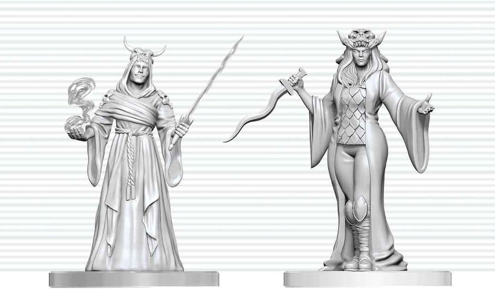 Dungeons & Dragons Nolzur's Marvelous Miniatures miniature à peindre Fanatique cultiste & Hiérophante 14 cm