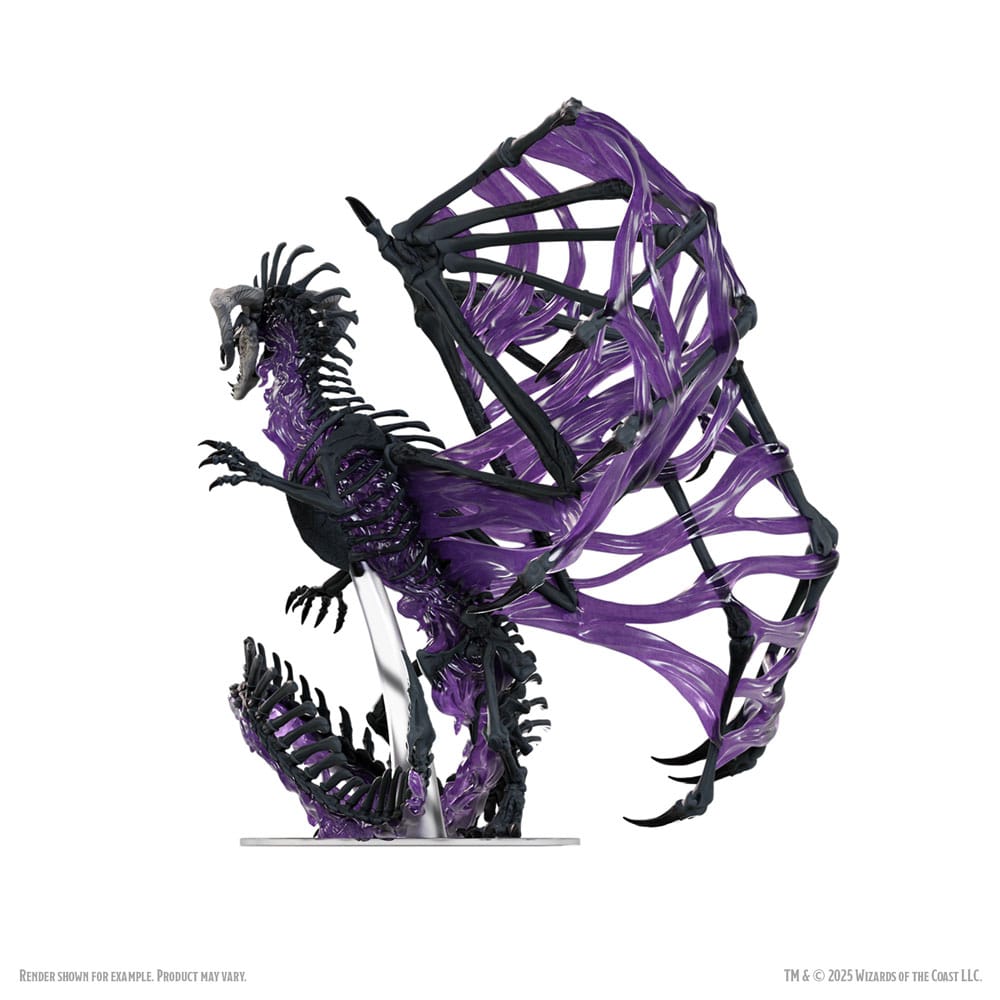D&D Icons of the Realms miniature prépeinte "Boxed Miniature"  Black Dracolich 30 cm