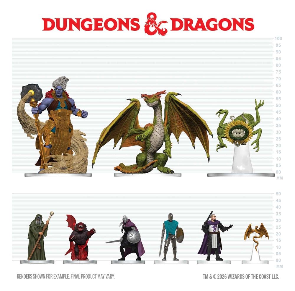 D&D Icons of the Realms Brique de boosters Aventures à Faerûn 10 ct. (Set 41) 13 cm