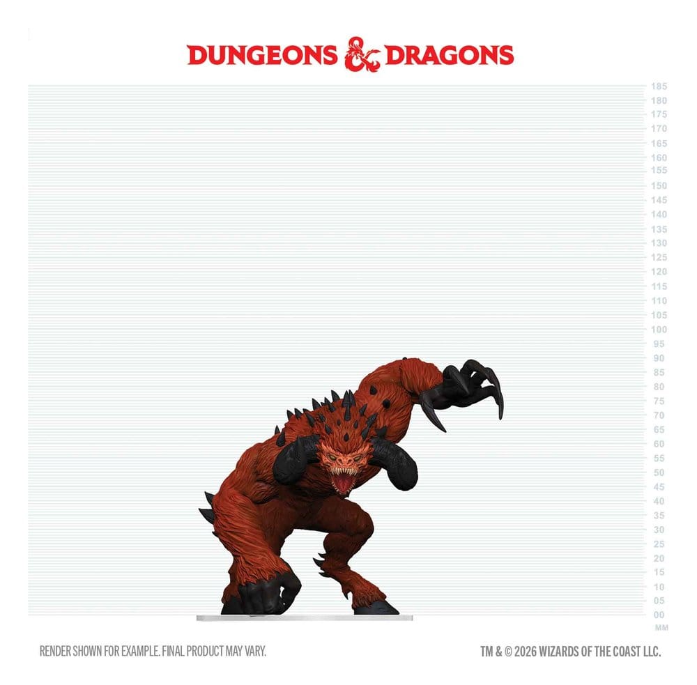 D&D Icons of the Realms Boxed miniatures prépeintes Goristro 15 cm