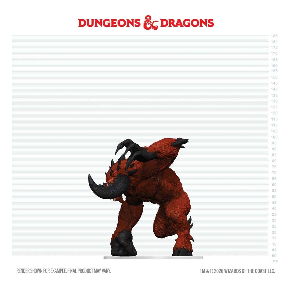 D&D Icons of the Realms Boxed miniatures prépeintes Goristro 15 cm