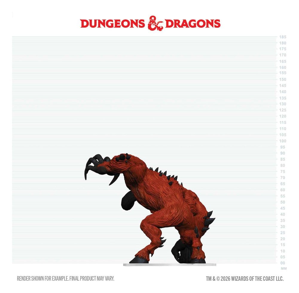D&D Icons of the Realms Boxed miniatures prépeintes Goristro 15 cm