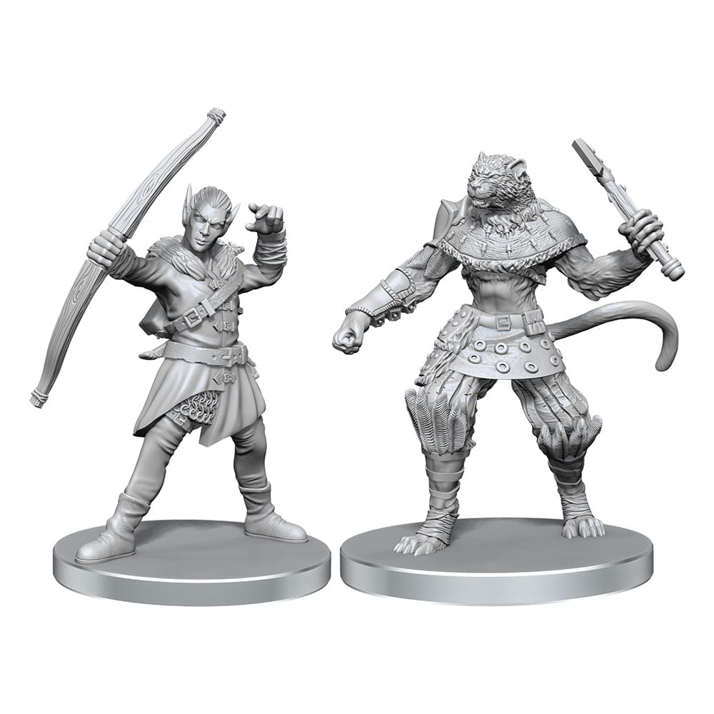 Pathfinder Deep Cuts miniatures à peindre Elf Hunter & Catfolk Bandit