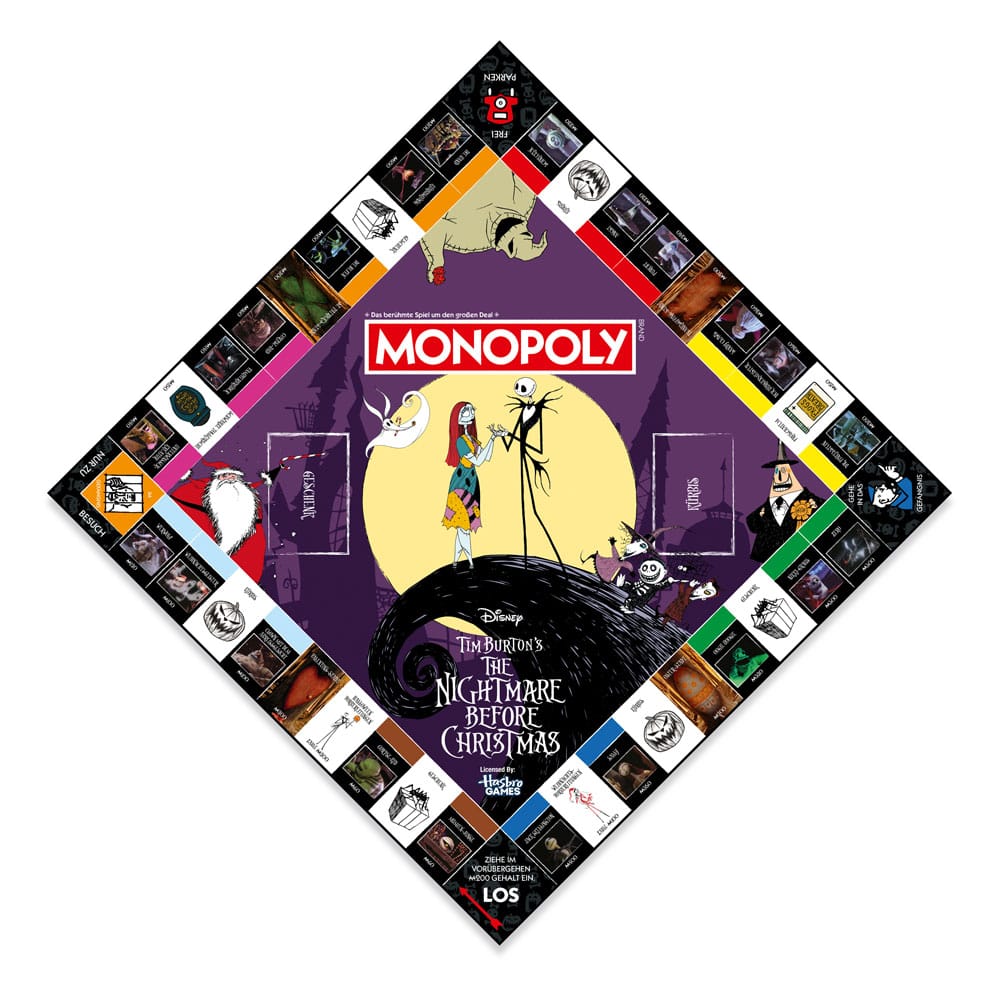 Monopoly jeu de plateau L'Étrange Noël de monsieur Jack *ALLEMAND*