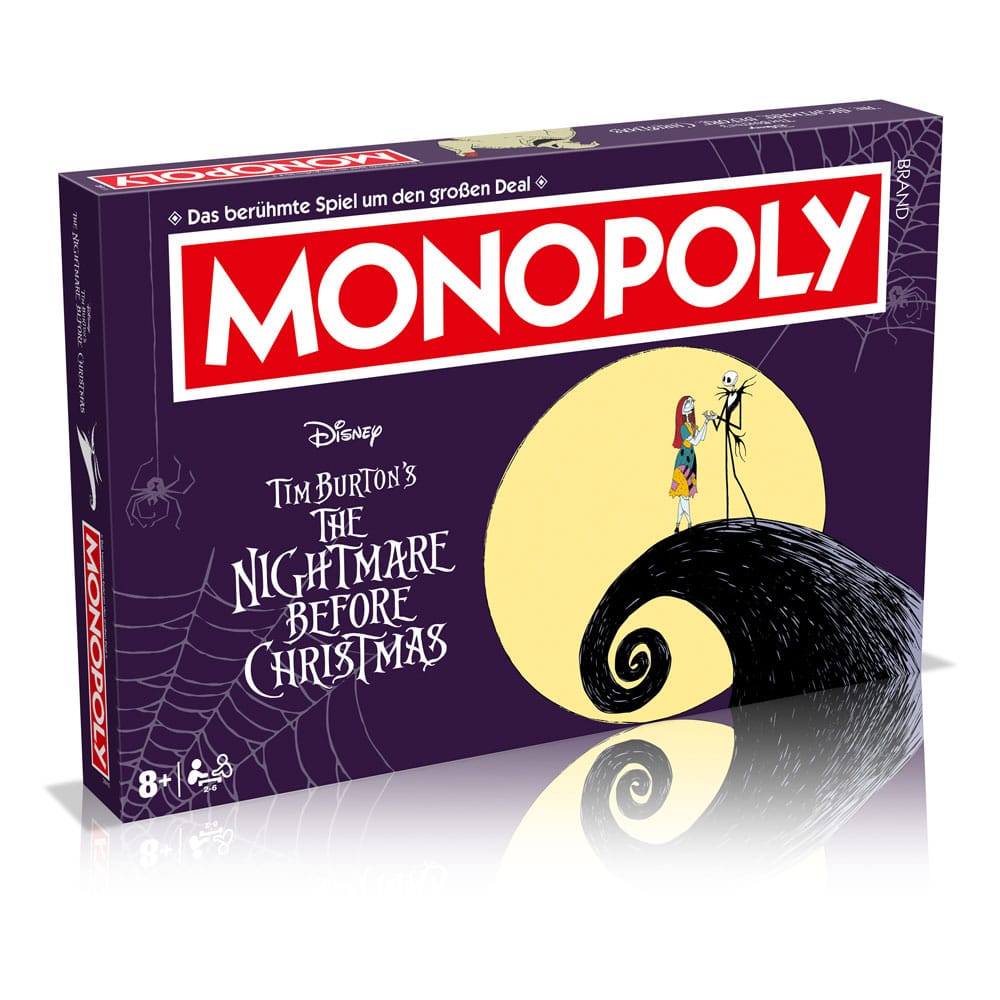 Monopoly jeu de plateau L'Étrange Noël de monsieur Jack *ALLEMAND*