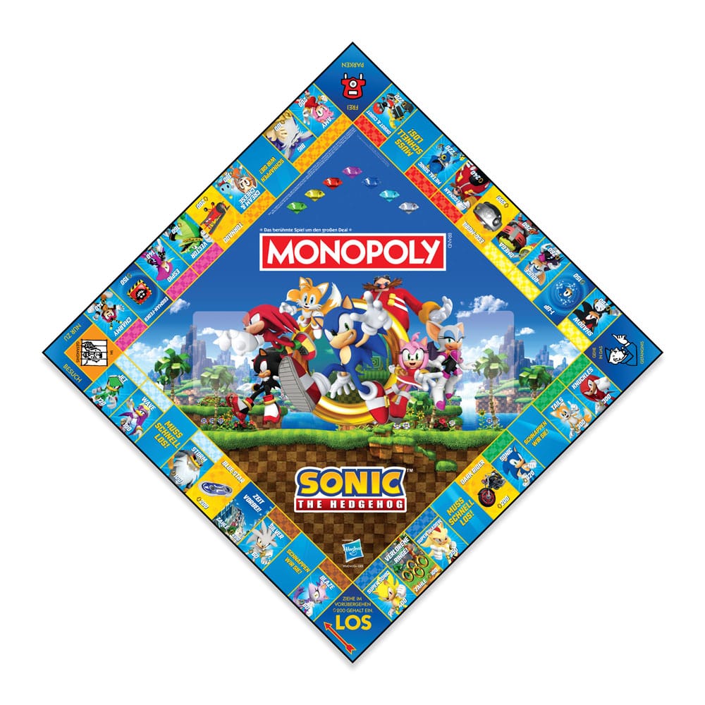 Monopoly jeu de plateau Sonic the Hedgehog *ALLEMAND*