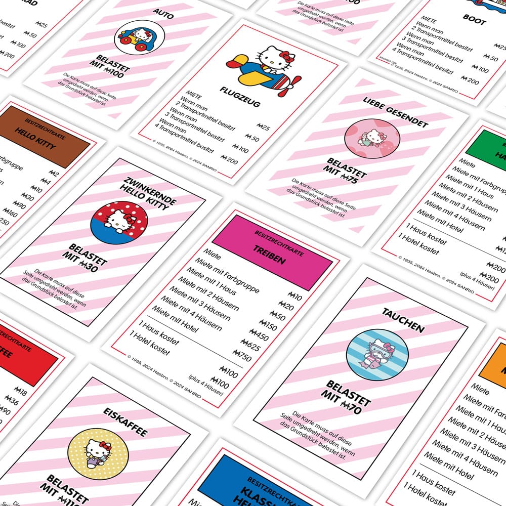 Monopoly jeu de plateau Hello Kitty *ALLEMAND*