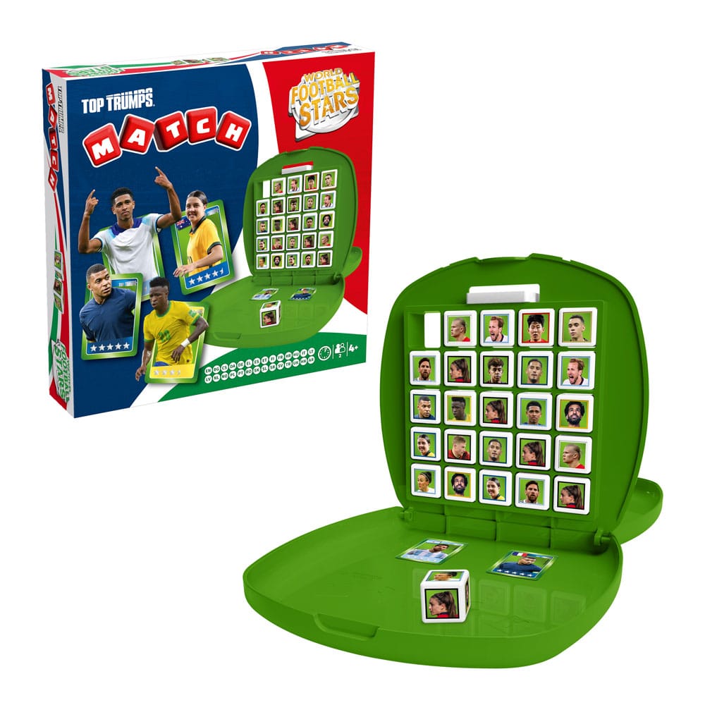 Stars du football mondial Top Trumps Match- The Crazy Cube Game Green Version