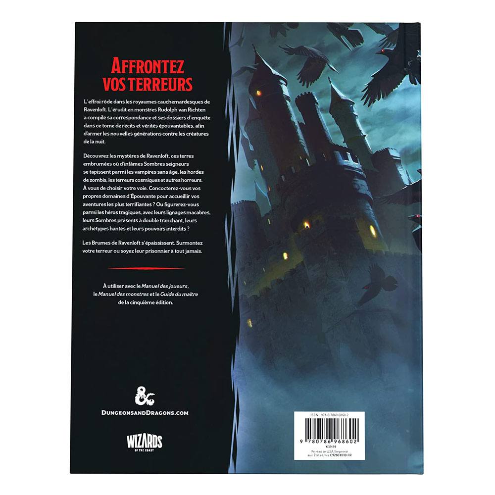 Dungeons & Dragons RPG Le Guide de Van Richten sur Ravenloft *FRANCAIS*