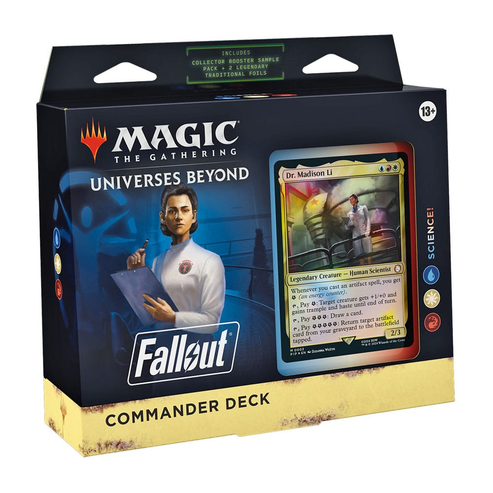Magic the Gathering Universes Beyond: Fallout présentoir decks Commander (4) *ANGLAIS*