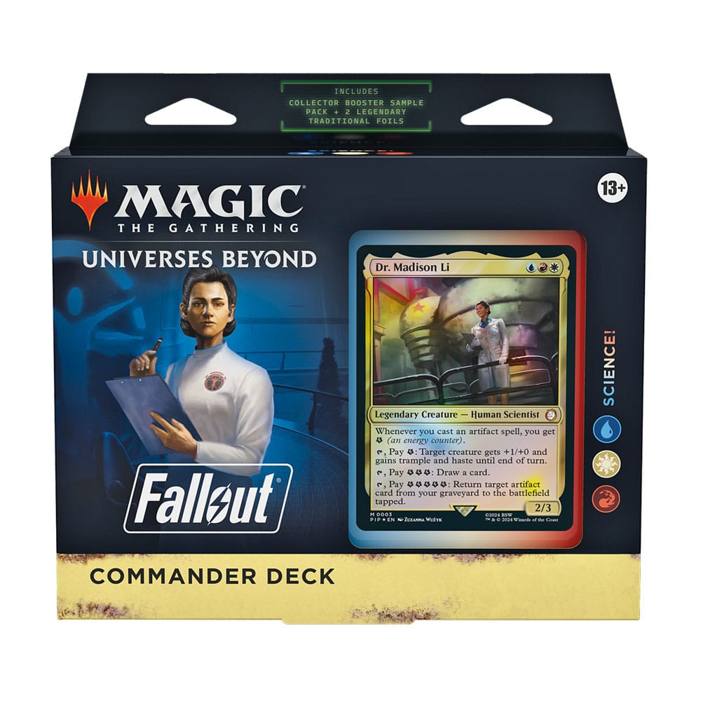 Magic the Gathering Universes Beyond: Fallout présentoir decks Commander (4) *ANGLAIS*
