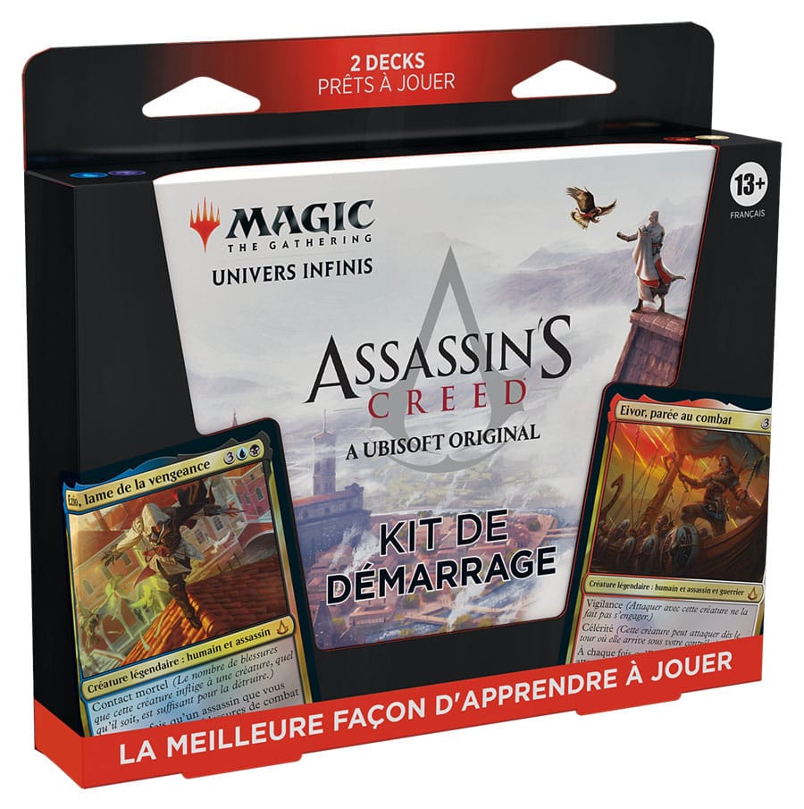 Magic the Gathering Univers infinis : Assassin's Creed présentoir kits de démarrage 2024 (12) *FRANCAIS*