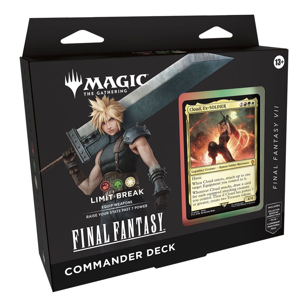 Magic the Gathering Final Fantasy présentoir decks Commander (4) *ANGLAIS*